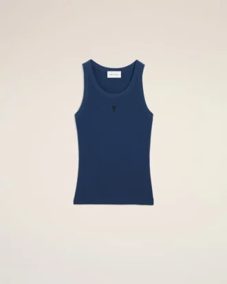 Blue Cotton Ami De Coeur Tanktop