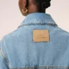 Blue Cotton Ami De Coeur Worker Overshirt