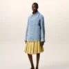 Blue Cotton Ami De Coeur Worker Overshirt