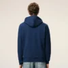 Blue Cotton Ami De Coeur Zipped Hoodie Blue Cotton Ami De Coeur Zipped Hoodie