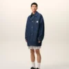 Blue Cotton Ami Paris Heritage Label Worker Jacket Blue Cotton Ami Paris Heritage Label Worker Jacket
