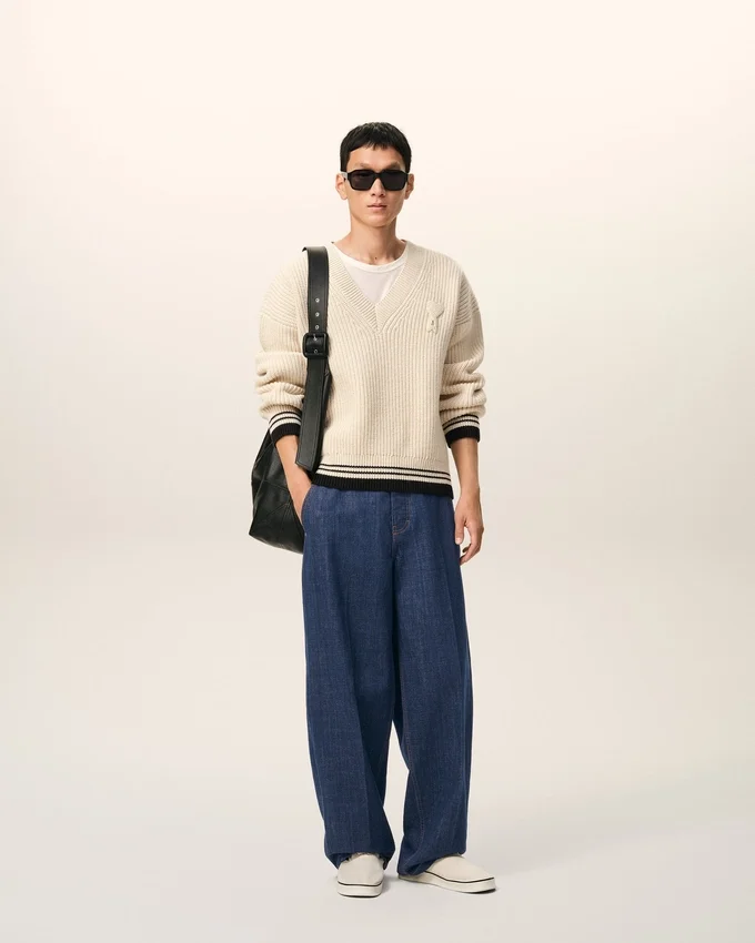 Blue Cotton Balloon Fit Jeans Blue Cotton Balloon Fit Jeans