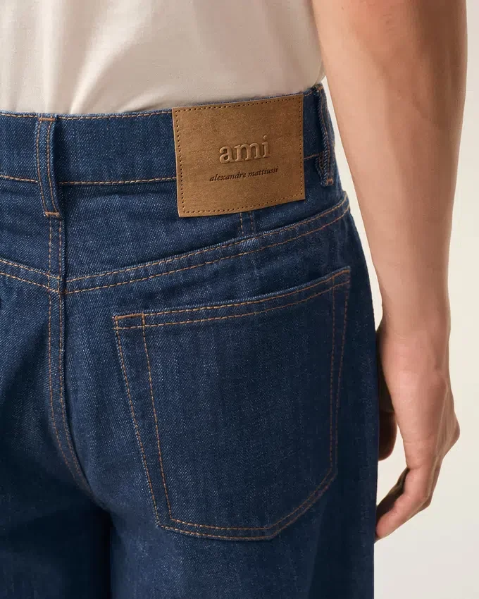 Blue Cotton Balloon Fit Jeans Blue Cotton Balloon Fit Jeans