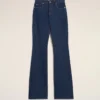 Blue Cotton Bootcut Fit Jeans Blue Cotton Bootcut Fit Jeans