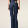 Blue Cotton Bootcut Fit Jeans Blue Cotton Bootcut Fit Jeans