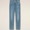 Blue Cotton Classic Fit Jeans