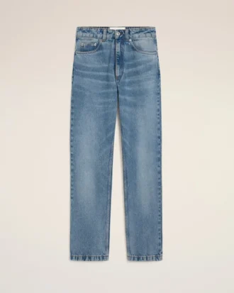 Blue Cotton Classic Fit Jeans