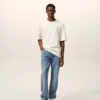 Blue Cotton Classic Fit Jeans