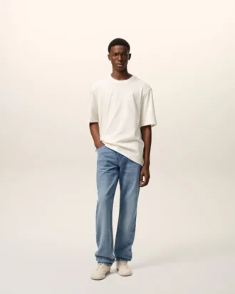 Blue Cotton Classic Fit Jeans