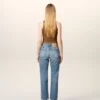 Blue Cotton Classic Fit Jeans