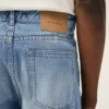 Blue Cotton Classic Fit Jeans