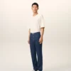 Blue Cotton Classic Fit Jeans
