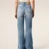 Blue Cotton Flare Fit Jeans Blue Cotton Flare Fit Jeans