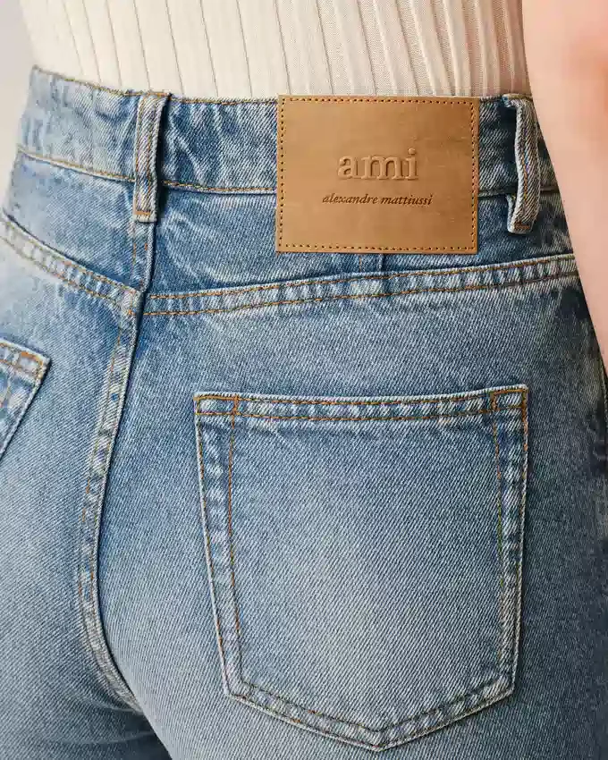 Blue Cotton Flare Fit Jeans Blue Cotton Flare Fit Jeans