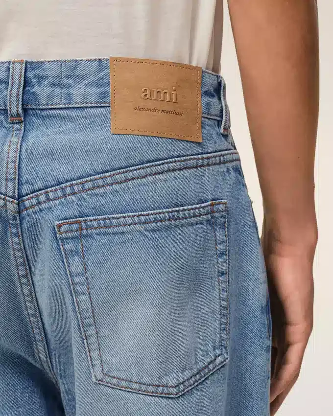 Blue Cotton Large Fit Bermuda Shorts Blue Cotton Large Fit Bermuda Shorts
