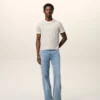 Blue Cotton Large Fit Jeans