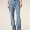 Blue Cotton Large Fit Jeans