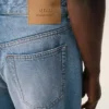 Blue Cotton Large Fit Jeans