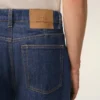 Blue Cotton Loose Bermuda Shorts Blue Cotton Loose Bermuda Shorts