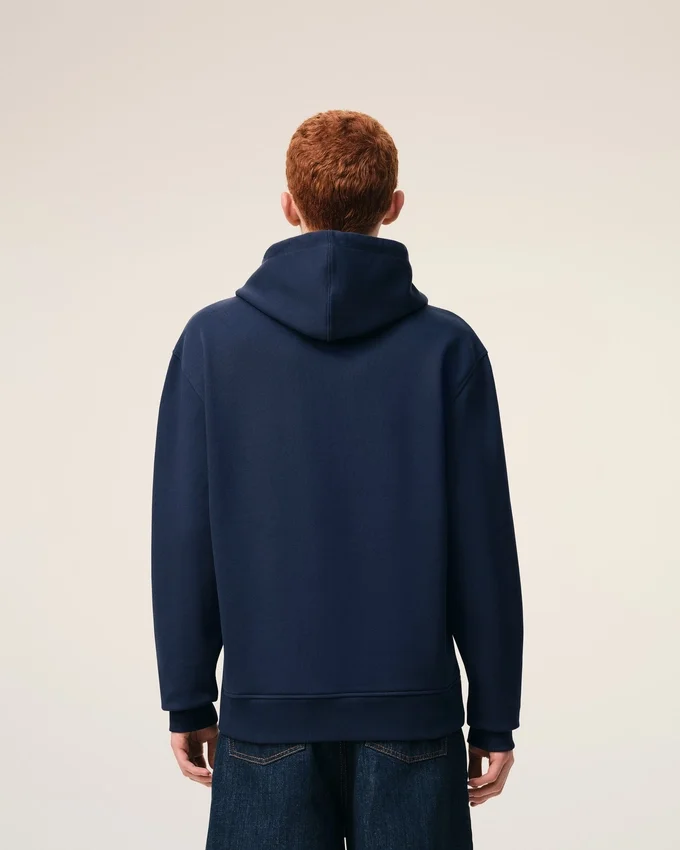 Blue Cotton Red Ami De Coeur Hoodie Blue Cotton Red Ami De Coeur Hoodie