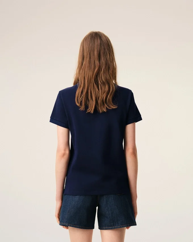 Blue Cotton Red Ami De Coeur Polo Shirt Blue Cotton Red Ami De Coeur Polo Shirt