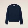 Blue Cotton Red Ami De Coeur Sweatshirt