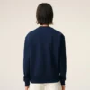 Blue Cotton Red Ami De Coeur Sweatshirt
