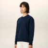 Blue Cotton Red Ami De Coeur Sweatshirt