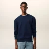 Blue Cotton Red Ami De Coeur Sweatshirt