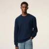 Blue Cotton Red Ami De Coeur Sweatshirt