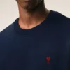 Blue Cotton Red Ami De Coeur Sweatshirt