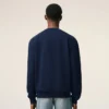 Blue Cotton Red Ami De Coeur Sweatshirt