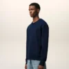 Blue Cotton Red Ami De Coeur Sweatshirt