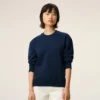 Blue Cotton Red Ami De Coeur Sweatshirt