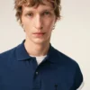 Blue Cotton Short Sleeves Ami De Coeur Polo Shirt Blue Cotton Short Sleeves Ami De Coeur Polo Shirt