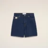 Blue Cotton Shorts with Ami Paris Heritage Label Blue Cotton Shorts with Ami Paris Heritage Label