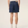 Blue Cotton Shorts with Ami Paris Heritage Label Blue Cotton Shorts with Ami Paris Heritage Label
