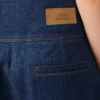 Blue Cotton Wrapped Belted Bermuda Shorts Blue Cotton Wrapped Belted Bermuda Shorts