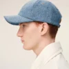 Blue Denim Ami De Coeur Embroidery Cap