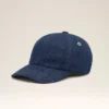 Blue Denim Ami Paris Side Patch Cap Blue Denim Ami Paris Side Patch Cap