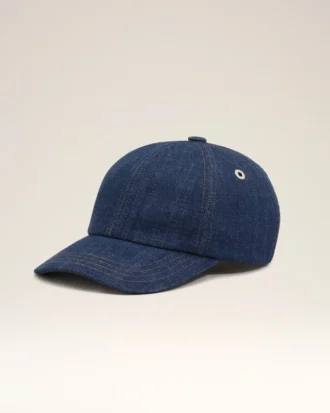 Blue Denim Ami Paris Side Patch Cap