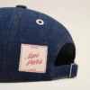 Blue Denim Ami Paris Side Patch Cap Blue Denim Ami Paris Side Patch Cap
