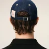 Blue Denim Ami Paris Side Patch Cap Blue Denim Ami Paris Side Patch Cap