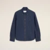 Blue Denim Cotton Ami De Coeur Shirt Blue Denim Cotton Ami De Coeur Shirt
