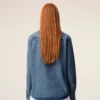 Blue Denim Cotton Ami De Coeur Shirt Blue Denim Cotton Ami De Coeur Shirt