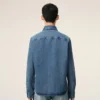 Blue Denim Cotton Ami De Coeur Shirt Blue Denim Cotton Ami De Coeur Shirt