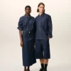 Blue Denim Cotton Ami De Coeur Shirt Blue Denim Cotton Ami De Coeur Shirt