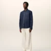 Blue Denim Cotton Ami De Coeur Shirt Blue Denim Cotton Ami De Coeur Shirt