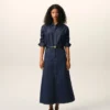 Blue Denim Cotton Ami De Coeur Shirt Blue Denim Cotton Ami De Coeur Shirt