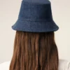Blue Denim Cotton Ami Paris Heritage Patch Hat Blue Denim Cotton Ami Paris Heritage Patch Hat